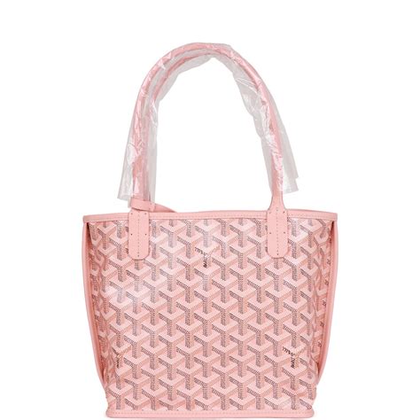 goyard pink mini tote